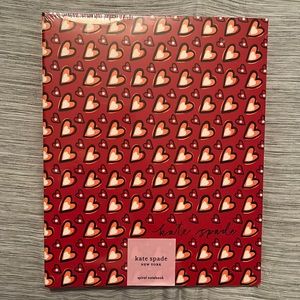 Kate Spade Hearts Concealed Spiral Notebook
